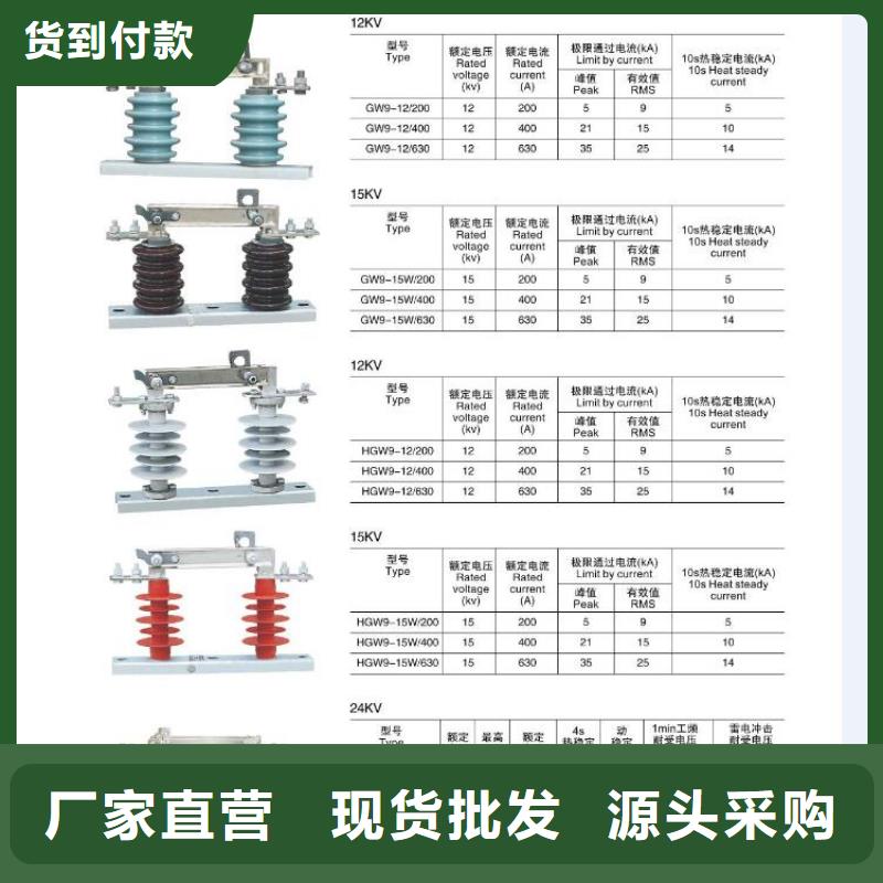 【高压隔离开关】HGW9-10-400品质服务