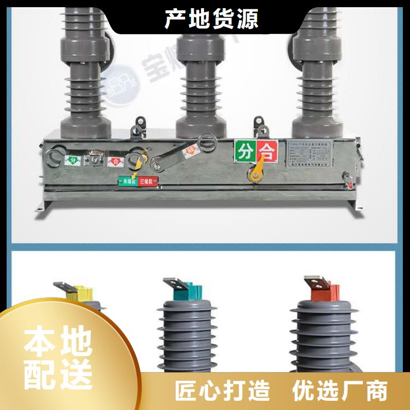 九江厂家ZW32-12G/T1250-31.5户外高压真空断路器优选原材