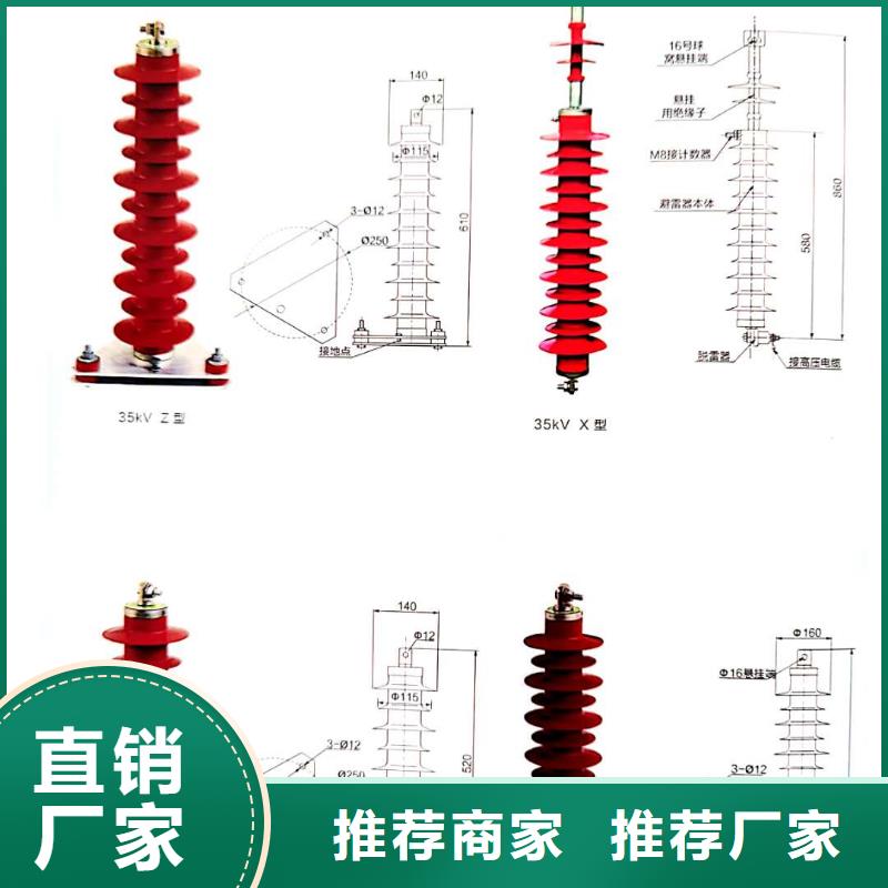 【氧化锌避雷器】HY5WS-17/50避雷器厂家案例精选货源