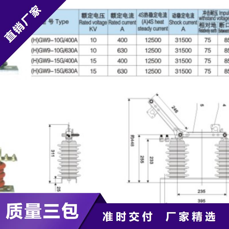 【隔离刀闸】GW9-10W/1000A工厂直营