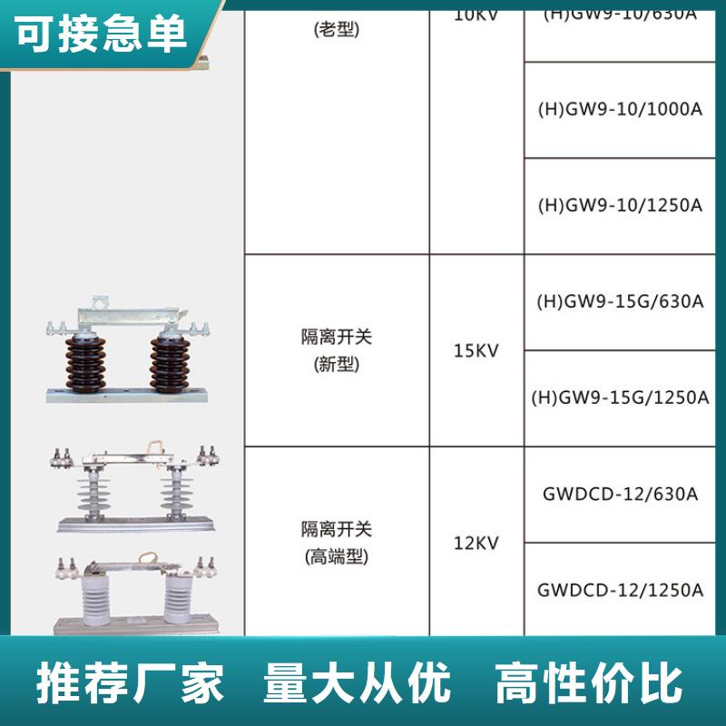 【隔离刀闸】10KV单级隔离开关HGW9-10KV/200诚信可靠