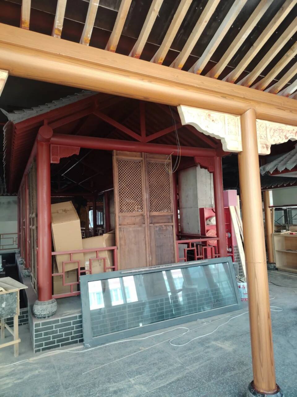 廊架长廊木纹漆，钢结构金属面木纹漆，仿木纹漆批发价格